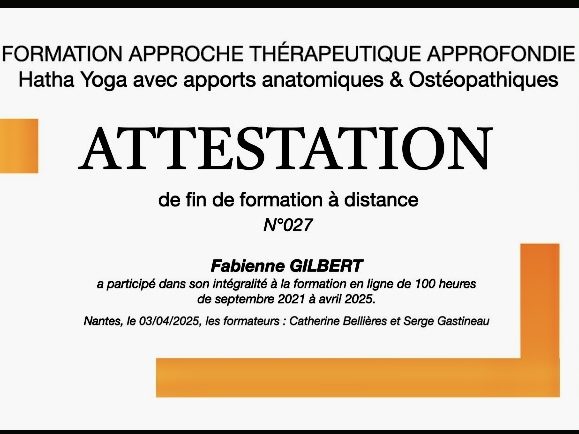 Une formation avancée en yoga thérapeutique et ostéopathique